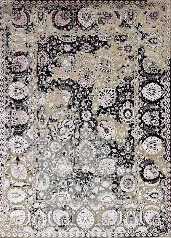Indian Rug 340 × 250 cm in Wool, hand-knotted
