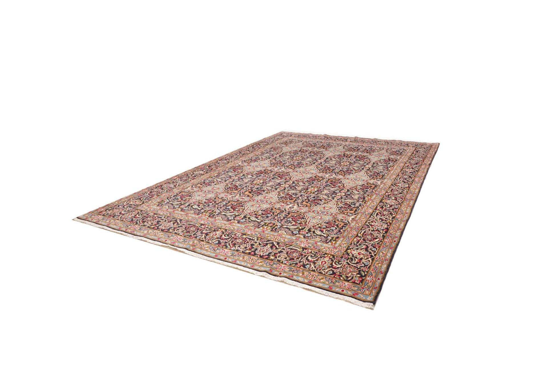 Alternative view of Hand-Knotted Kerman Persian Rug, 294 × 399 cm, Wool