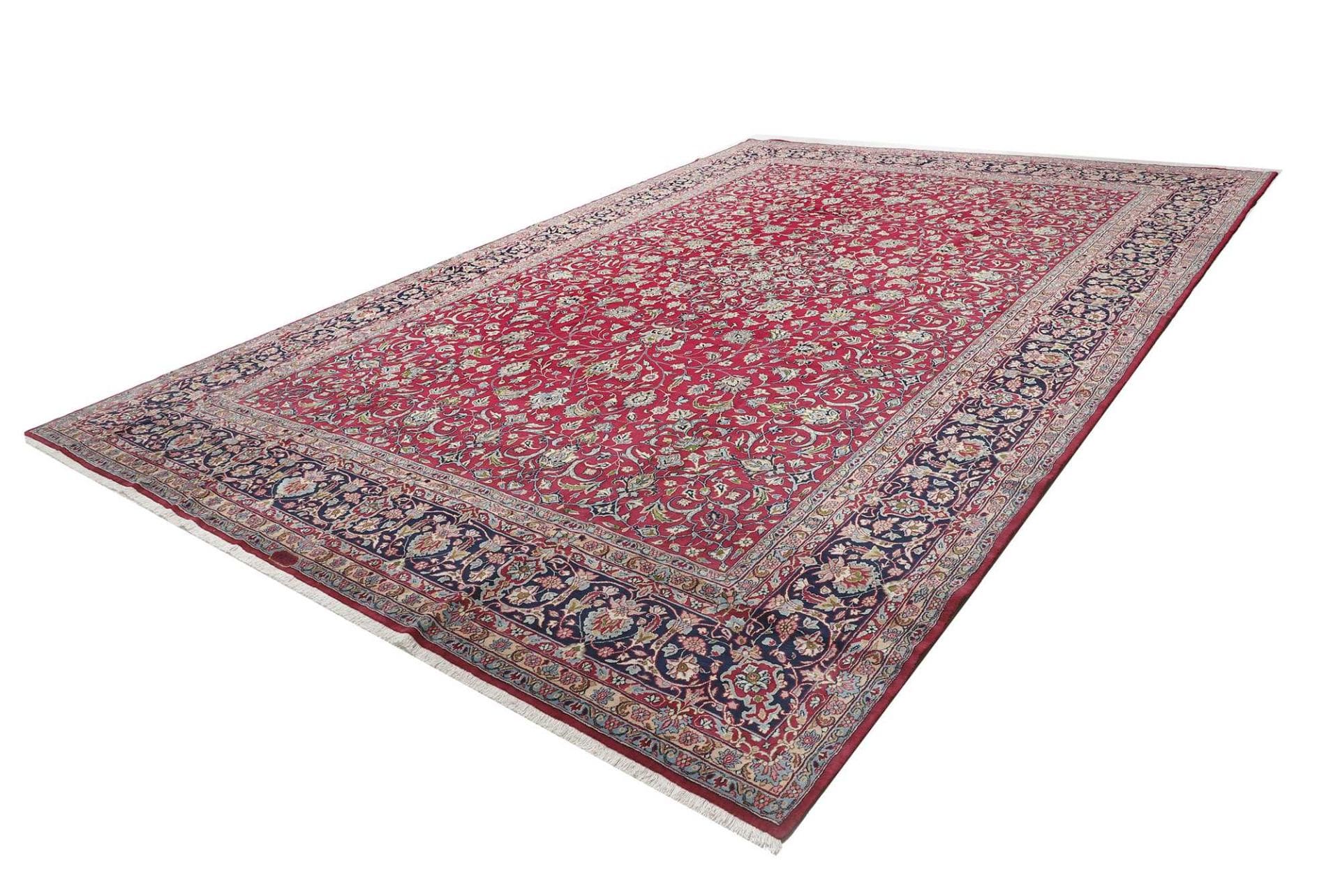 Alternative view of Hand-Knotted Kerman Persian Rug, 361 × 516 cm, Wool