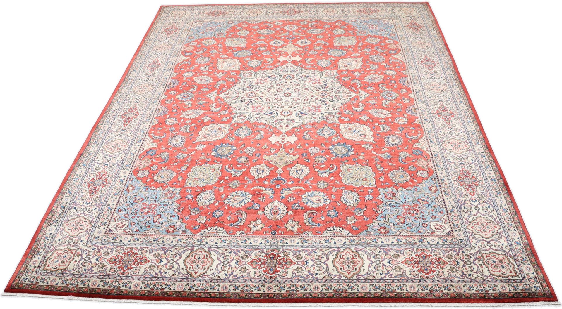 Alternative view of Wool Sarouk Persian Rug 294 × 394 cm, hand-knotted