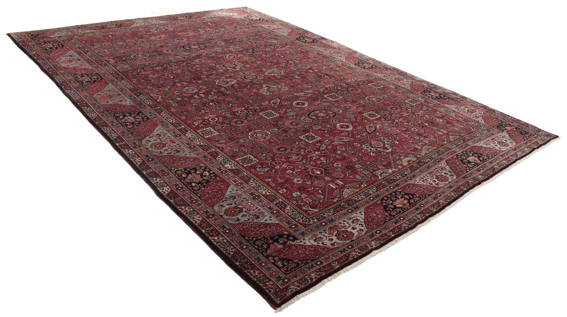 Alternative view of Bijar Persian Rug 282 × 400 cm in Wool, hand-knotted