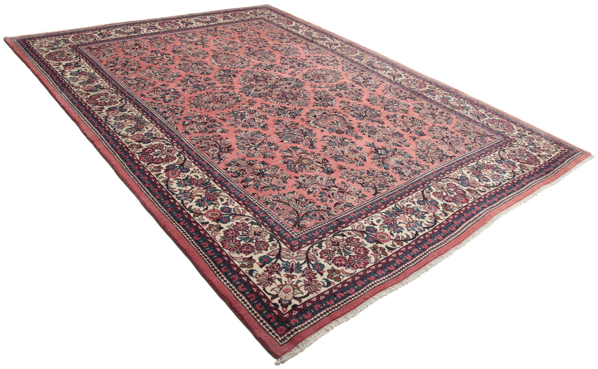 Alternative view of Wool Sarouk Persian Rug 304 × 408 cm, hand-knotted