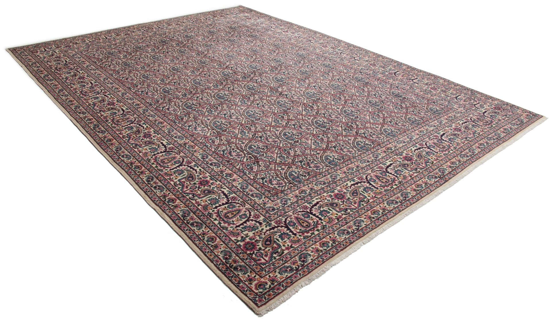 Alternative view of Wool Tabriz Persian Rug 285 × 387 cm, hand-knotted
