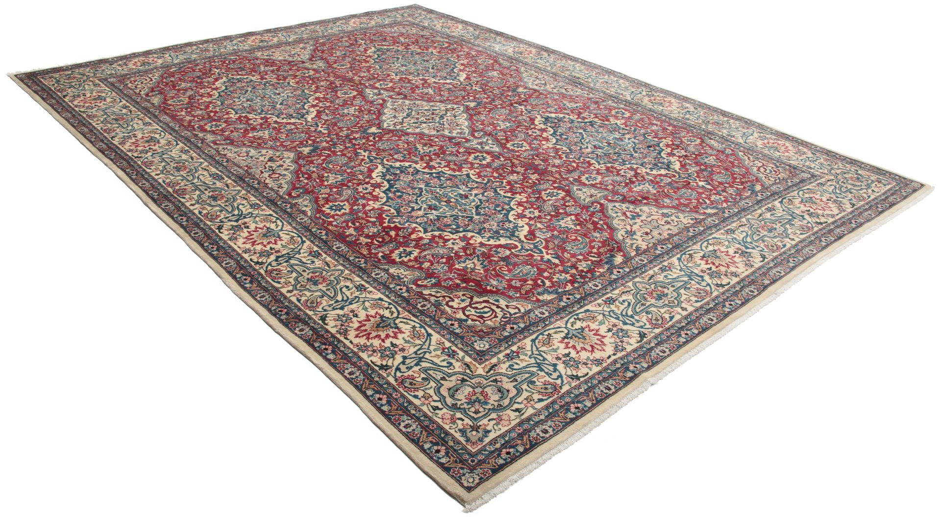 Alternative view of Wool Sarouk Persian Rug 295 × 395 cm, hand-knotted