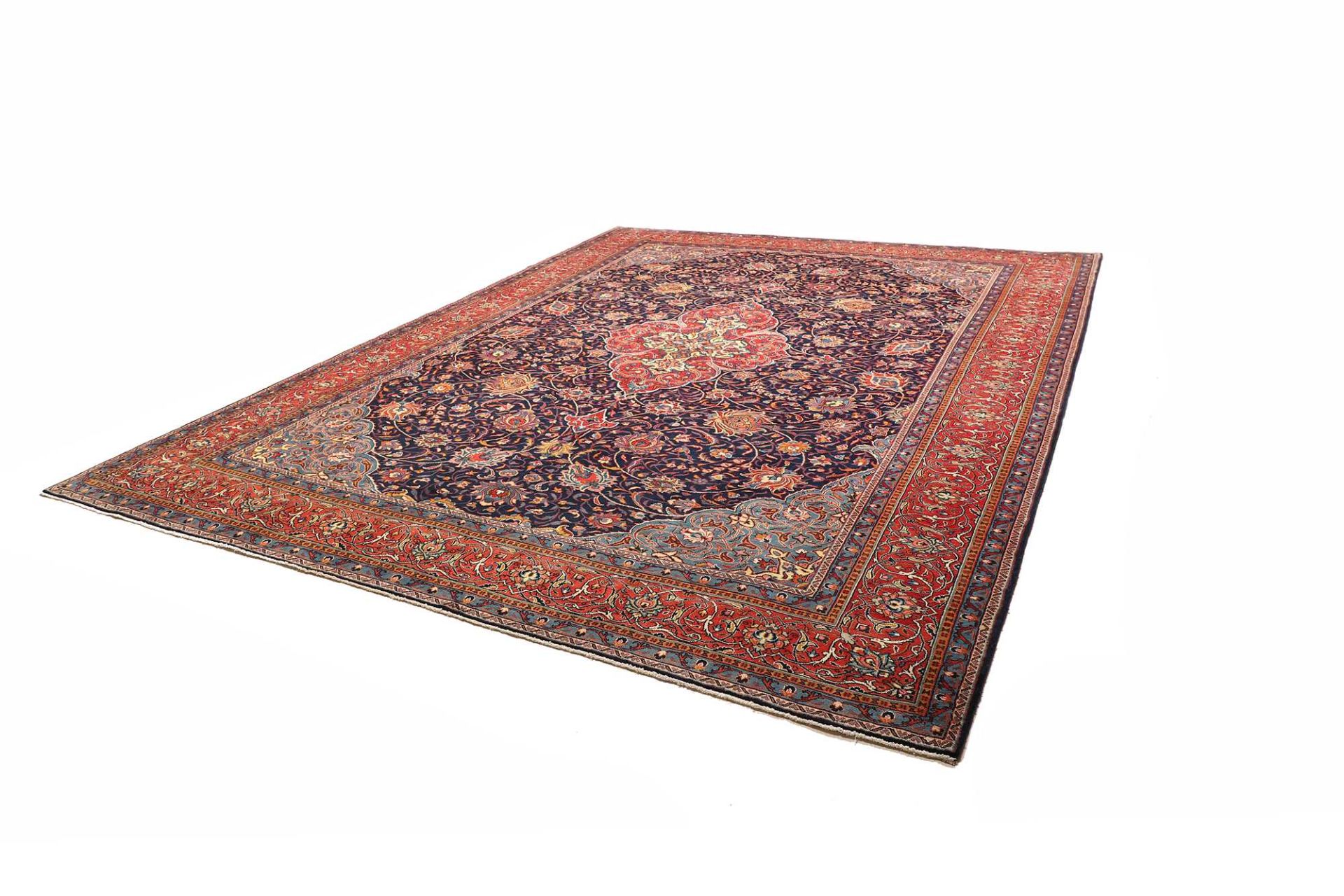 Alternative view of Wool Sarouk Persian Rug 301 × 389 cm, hand-knotted