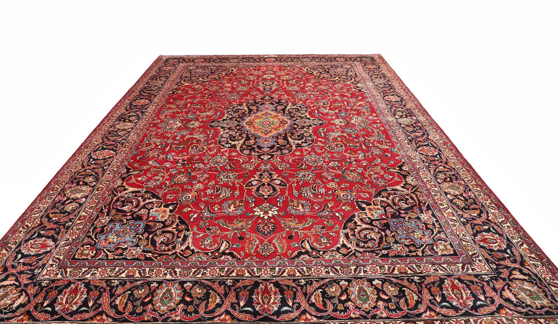 Mashhad Persian Rug 293 × 404 cm in Wool, hand-knotted - Image 4