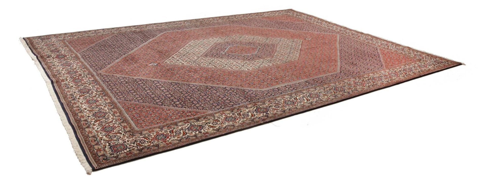 Alternative view of Bijar Persian Rug 296 × 387 cm in Wool, hand-knotted