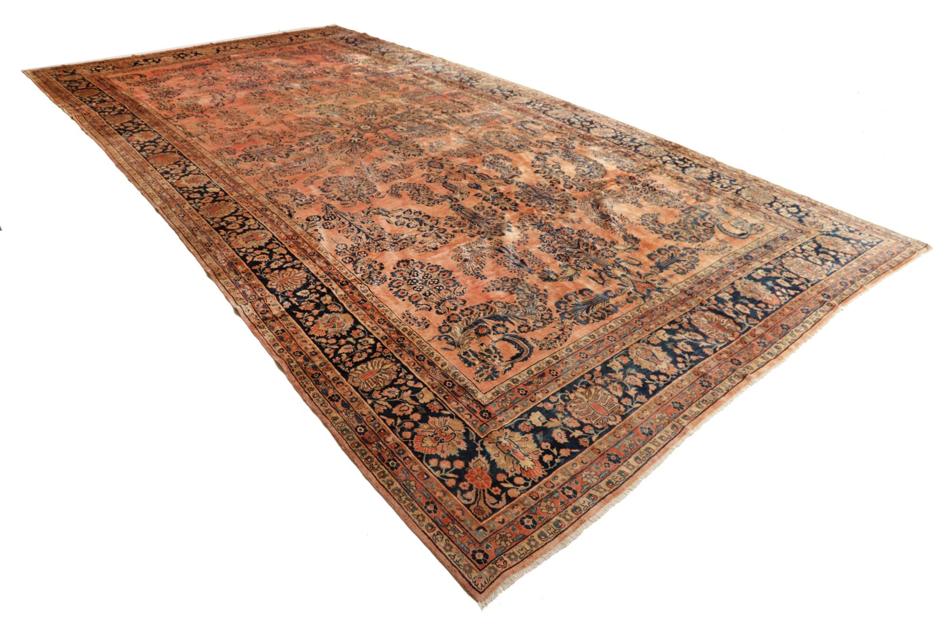 Alternative view of Wool Sarouk Persian Rug 400 × 765 cm, hand-knotted