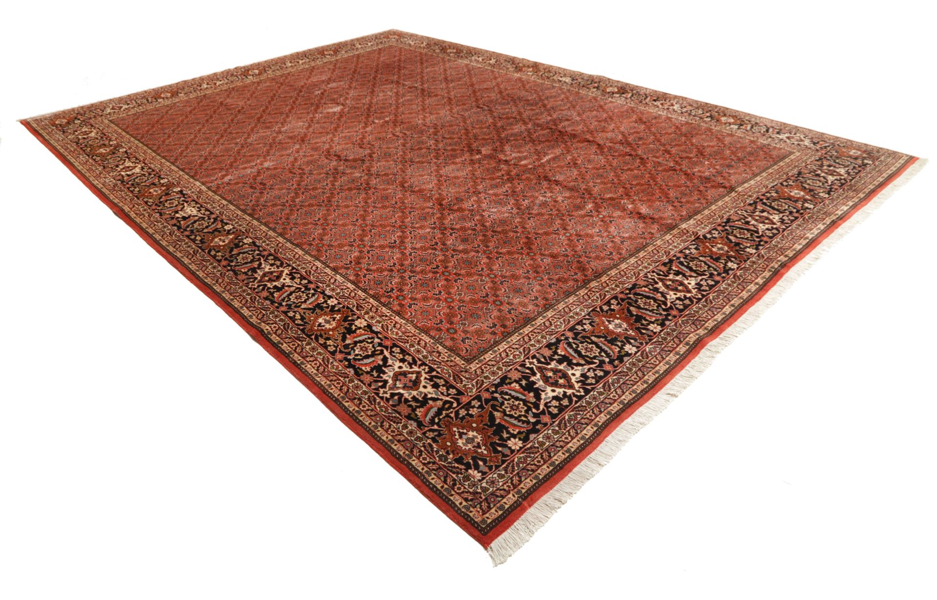 Alternative view of Wool Bijar Persian Rug 348 × 475 cm, hand-knotted