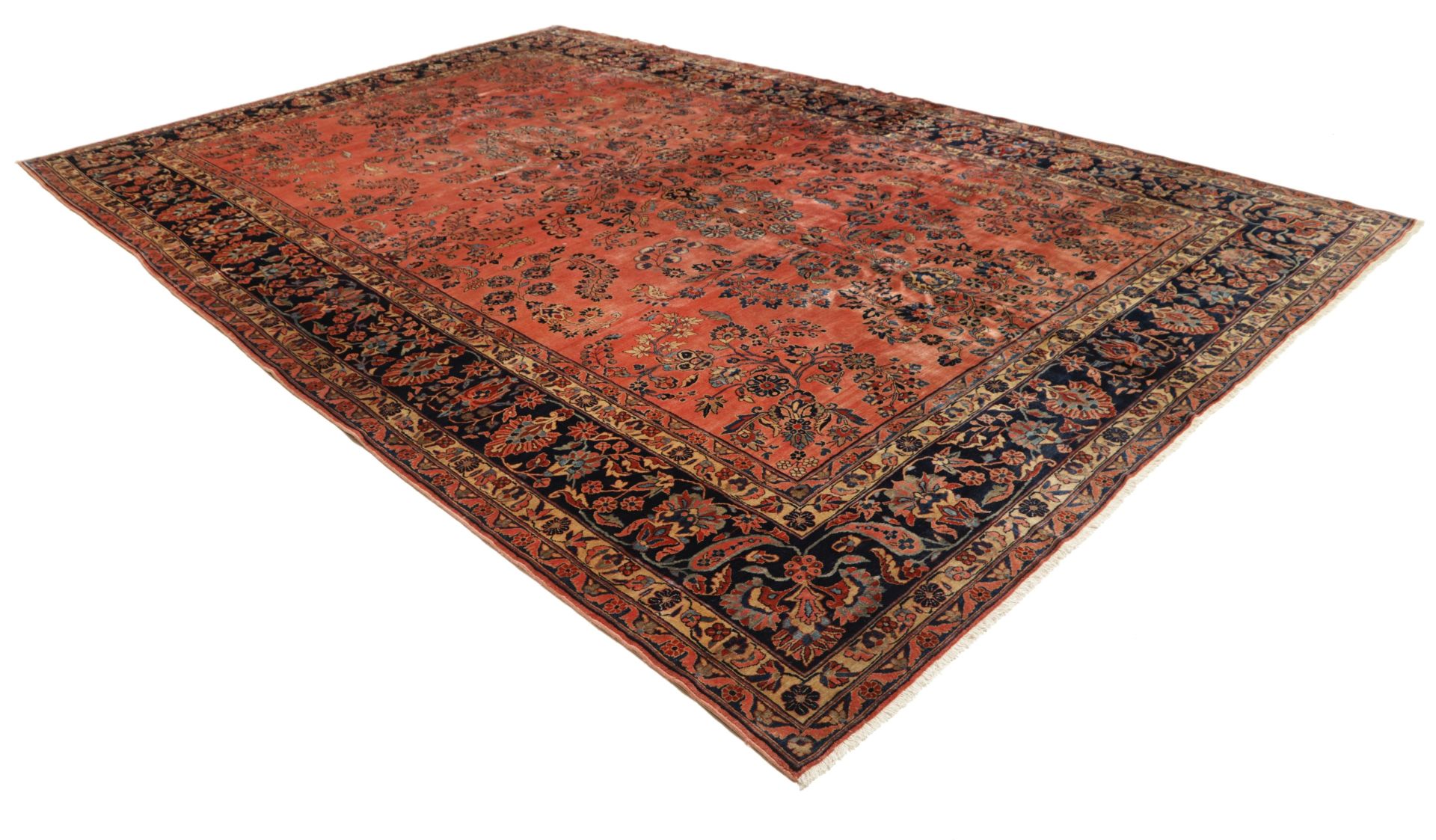 Alternative view of Wool Sarouk Persian Rug 340 × 507 cm, hand-knotted