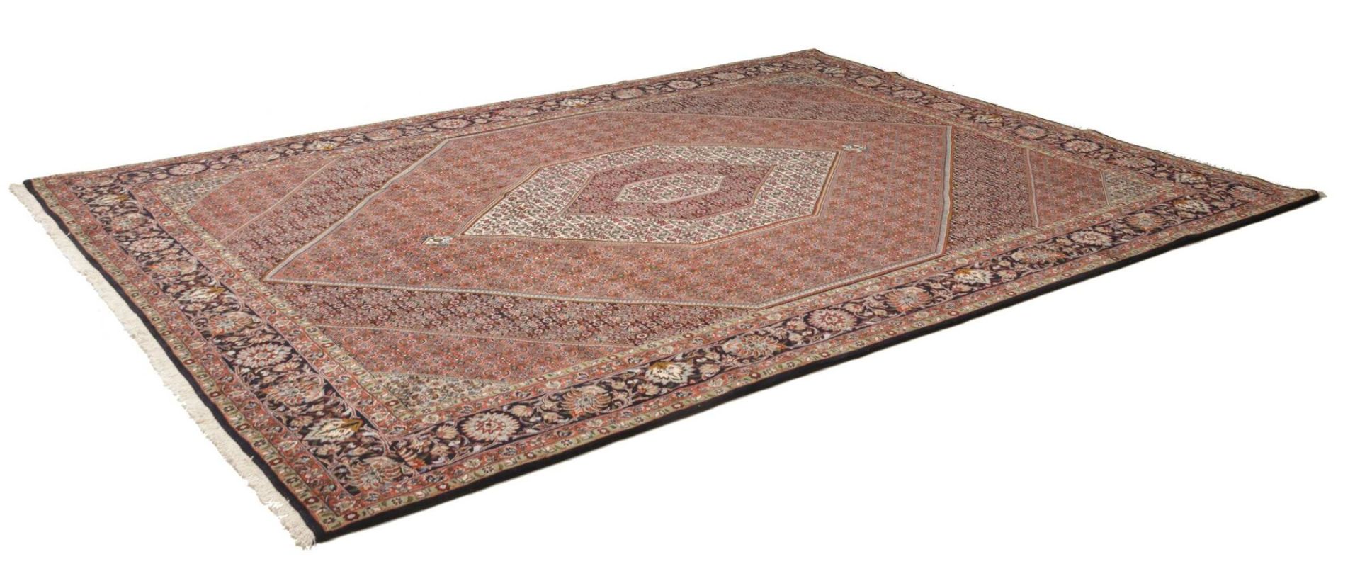 Alternative view of Hand-Knotted Bijar Persian Rug, 256 × 346 cm, Wool