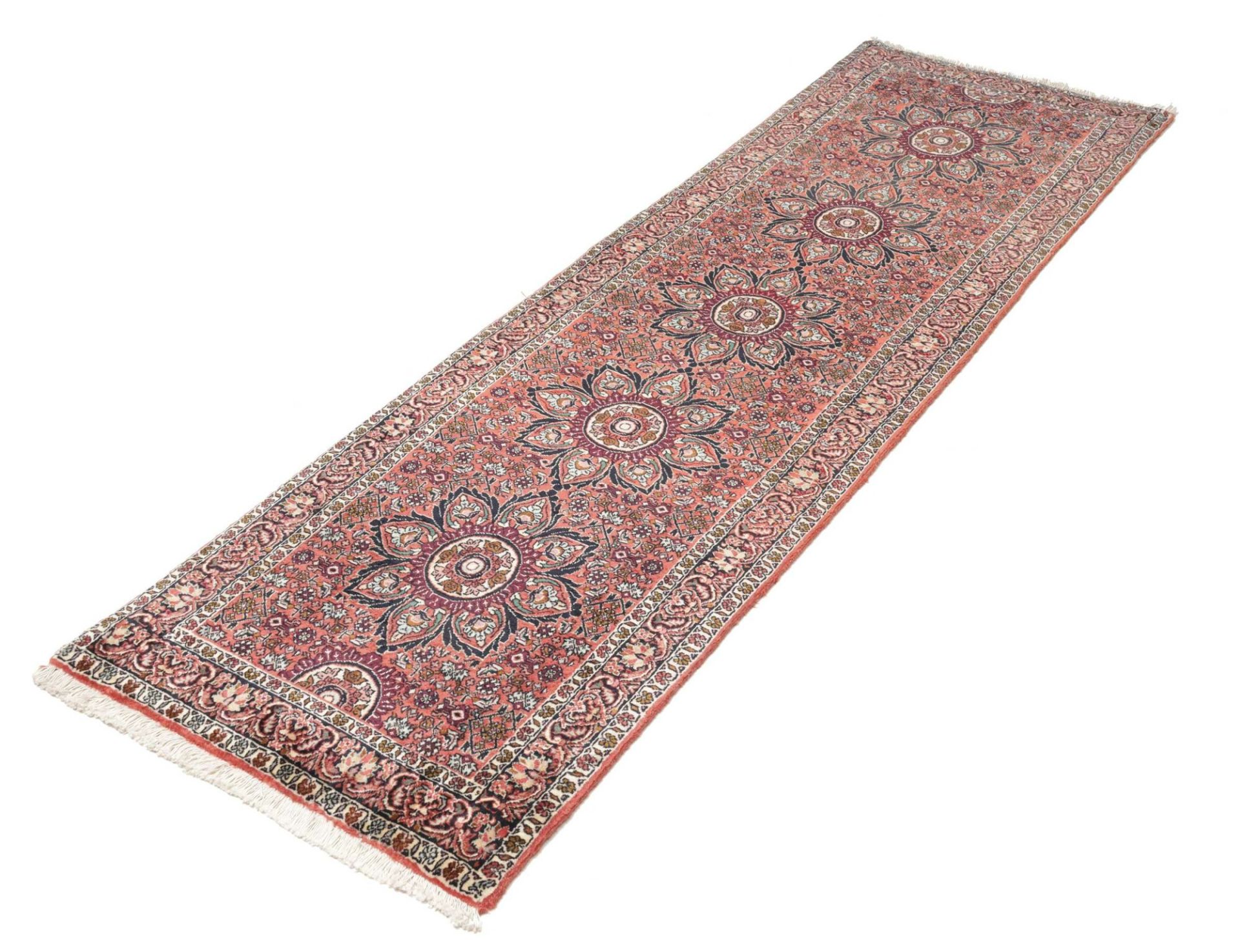 Alternative view of Wool Bijar Persian Rug 67 × 209 cm, hand-knotted