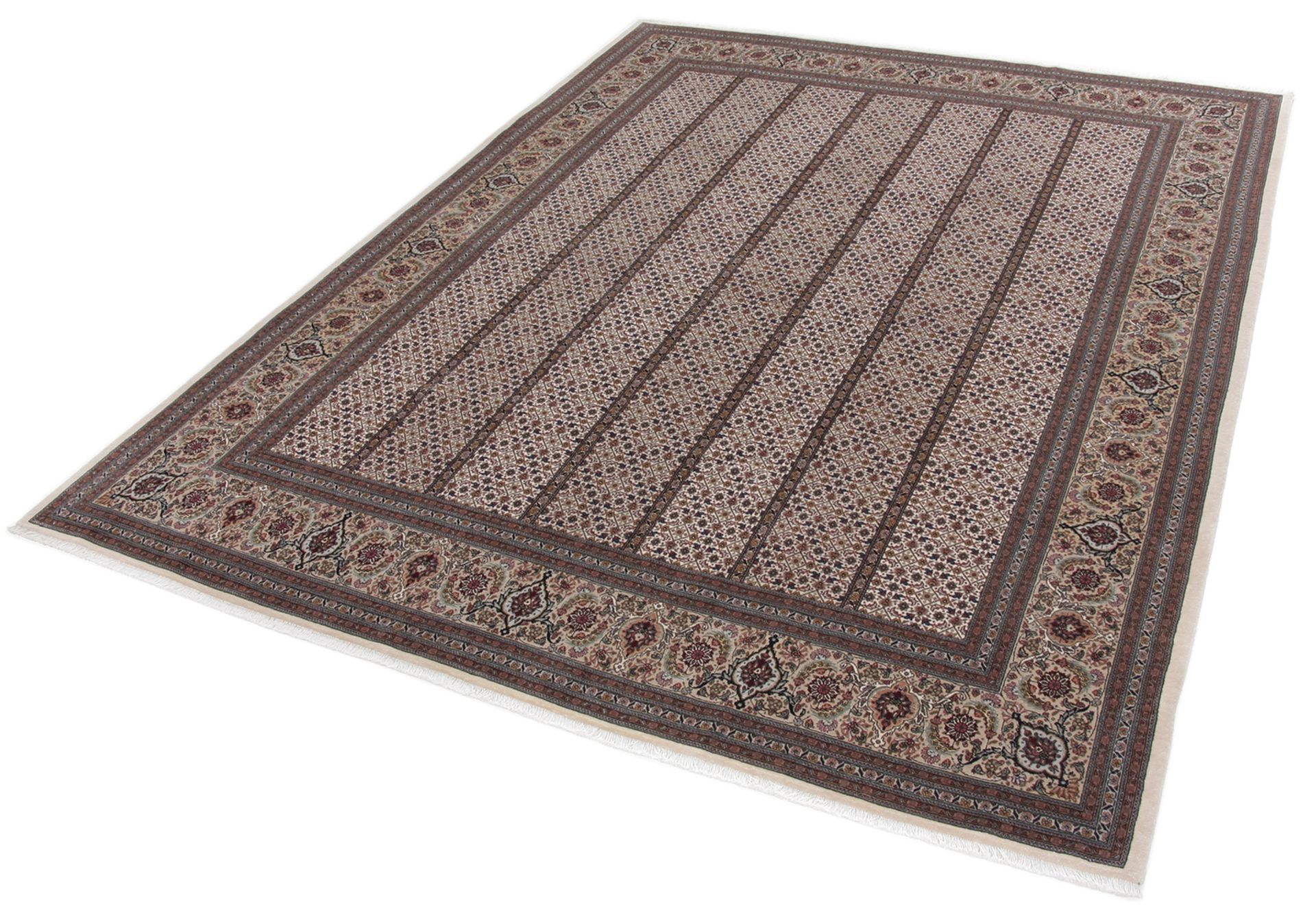 Alternative view of Hand-Knotted Tabriz Persian Rug, 222 × 290 cm, Wool & Silk