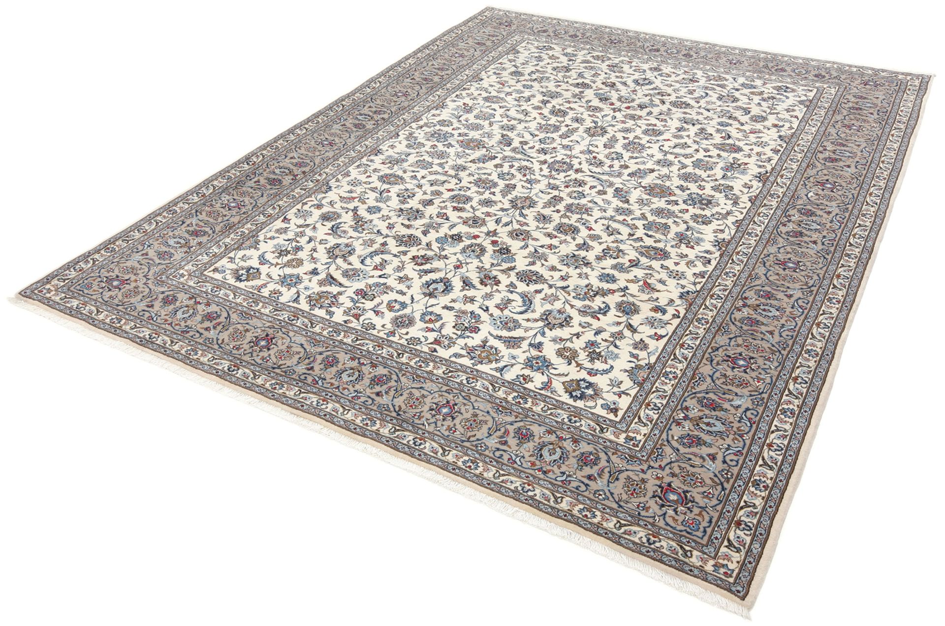 Alternative view of Wool Kashan Persian Rug 254 × 342 cm, hand-knotted
