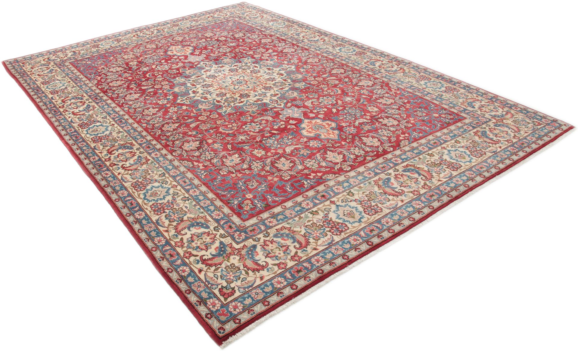 Alternative view of Wool Kashan Persian Rug 250 × 357 cm, hand-knotted