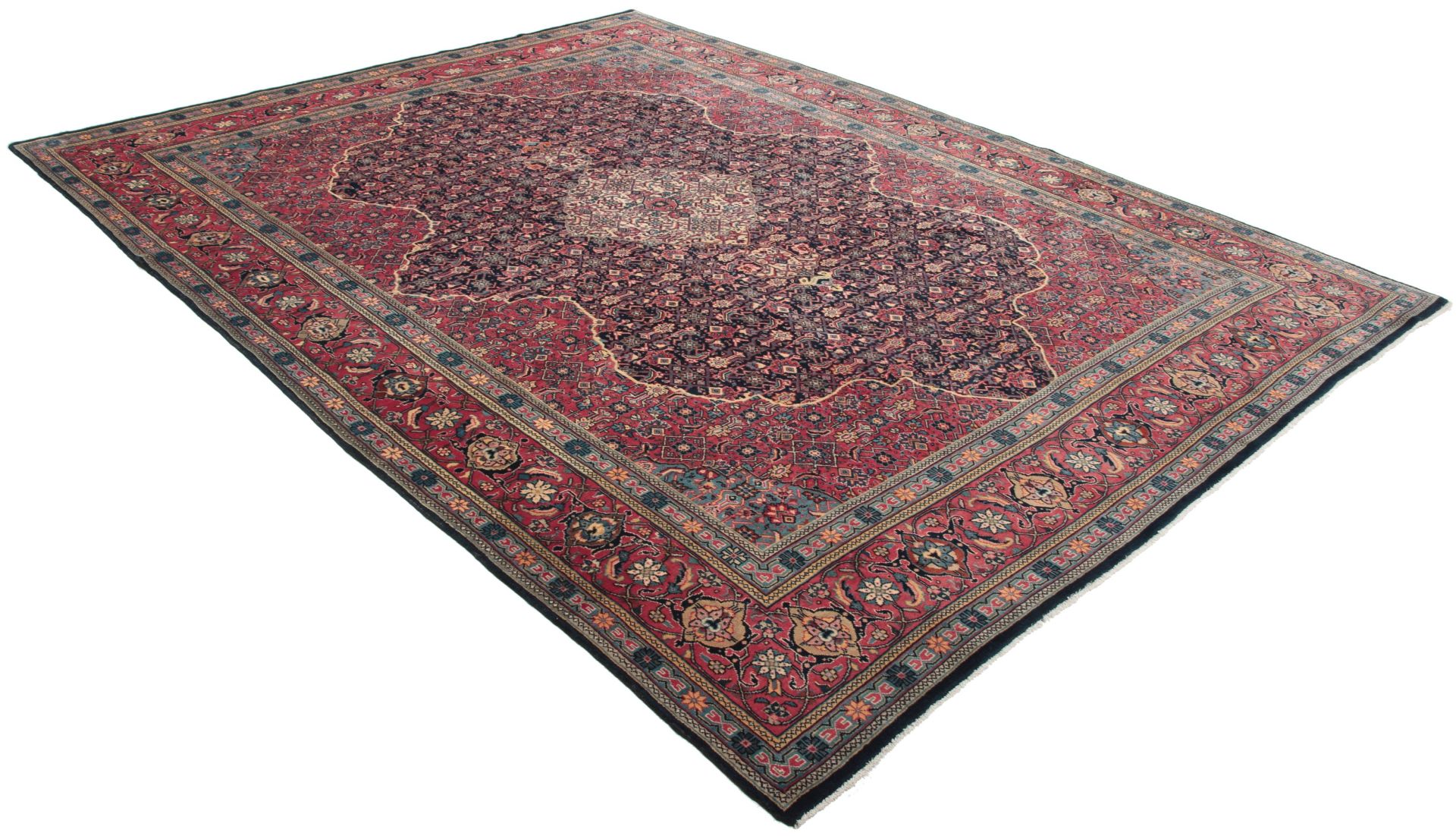 Alternative view of Hand-Knotted Sarouk Persian Rug, 267 × 360 cm, Wool