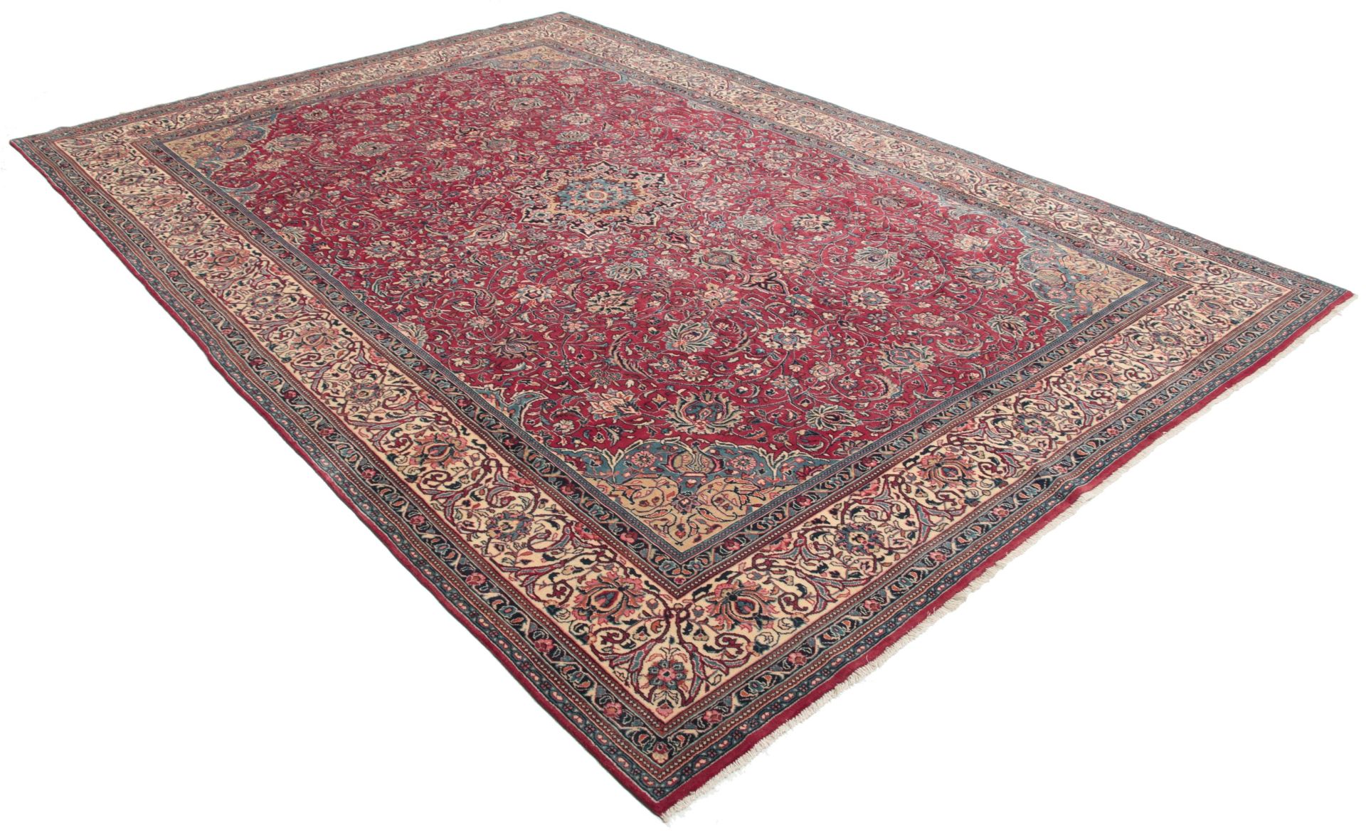 Alternative view of Wool Sarouk Persian Rug 250 × 360 cm, hand-knotted
