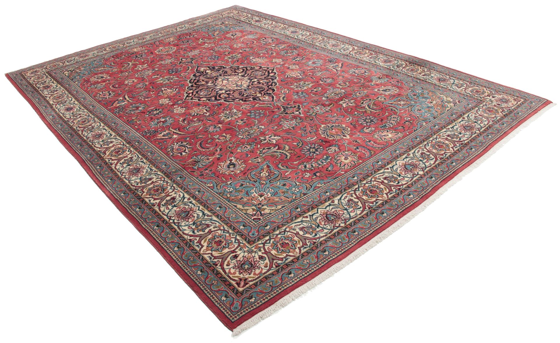 Alternative view of Wool Sarouk Persian Rug 257 × 348 cm, hand-knotted