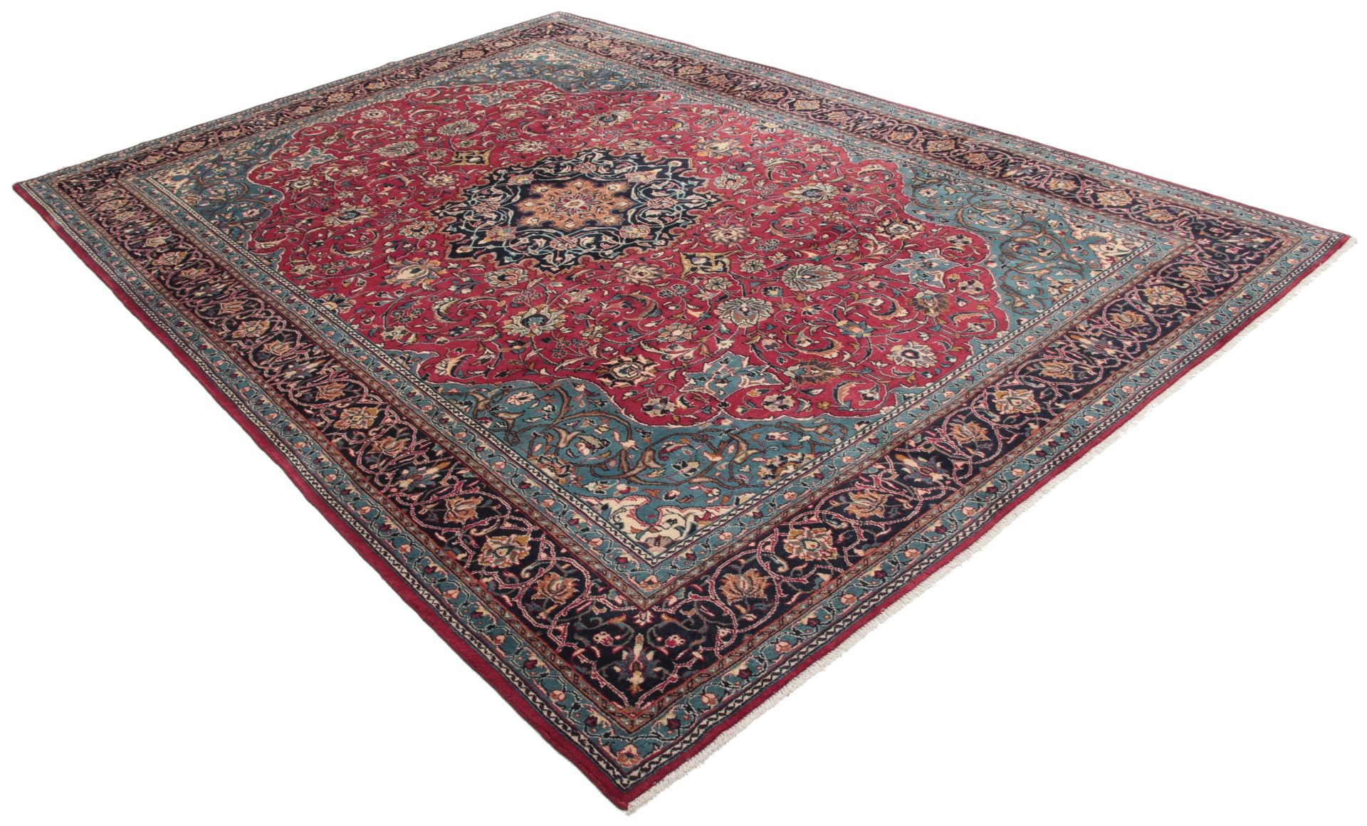 Alternative view of Hand-Knotted Sarouk Persian Rug, 250 × 350 cm, Wool
