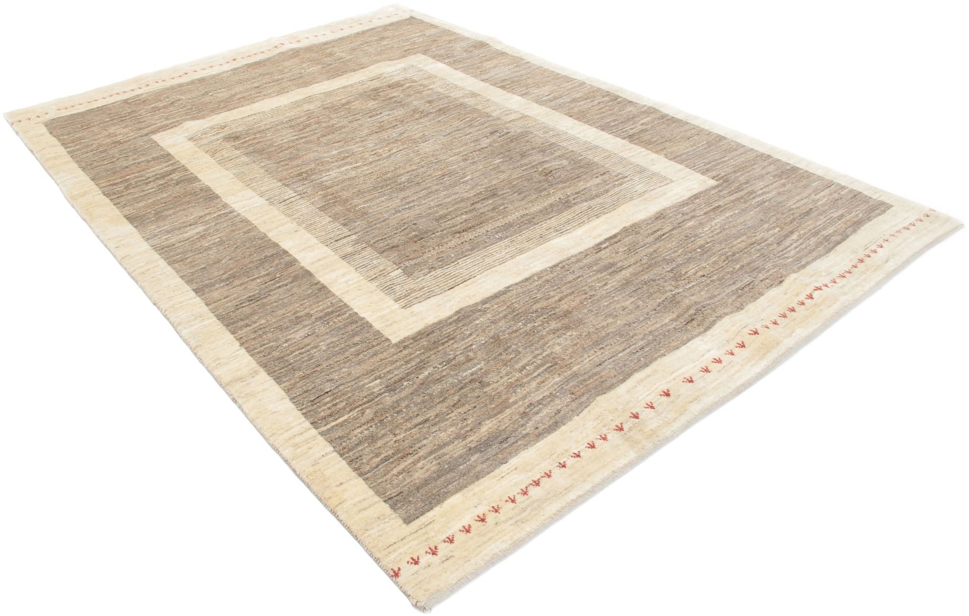 Alternative view of Wool Gabbeh Persian Rug 210 × 307 cm, hand-knotted