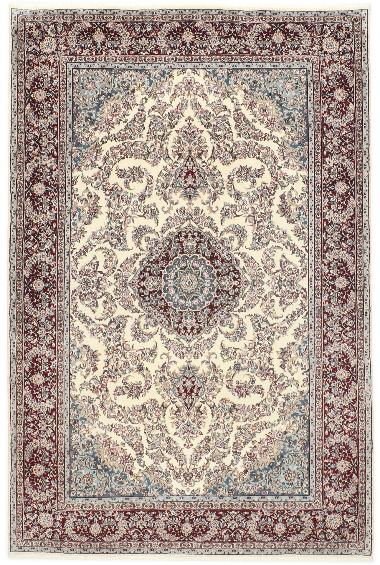 Hand-Knotted Kerman Persian Rug, 196 × 297 cm, Wool