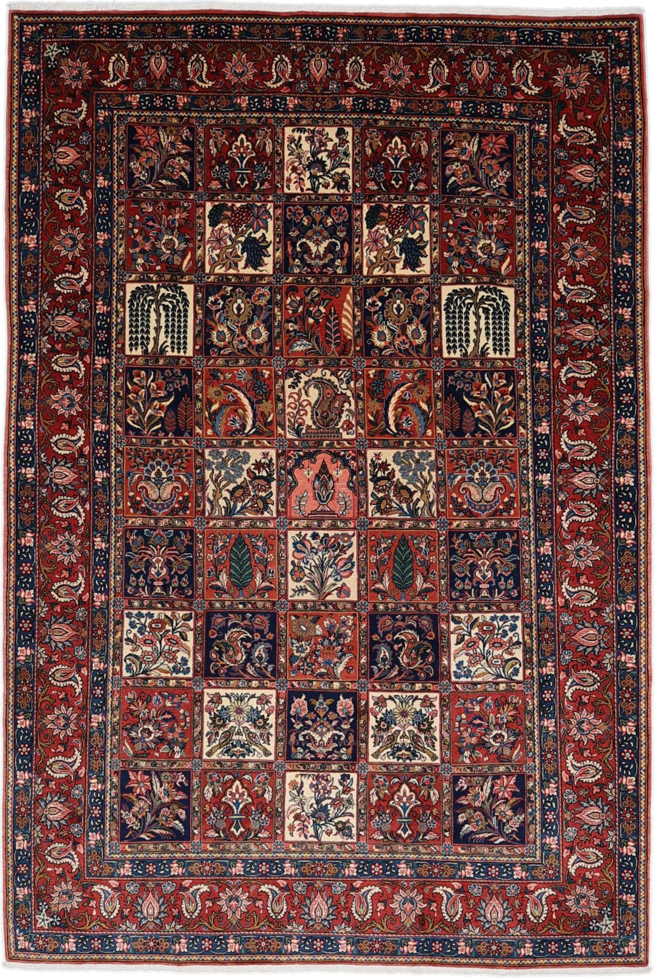 Bakhtiari Persian Rug 202 × 300 cm in Wool, hand-knotted