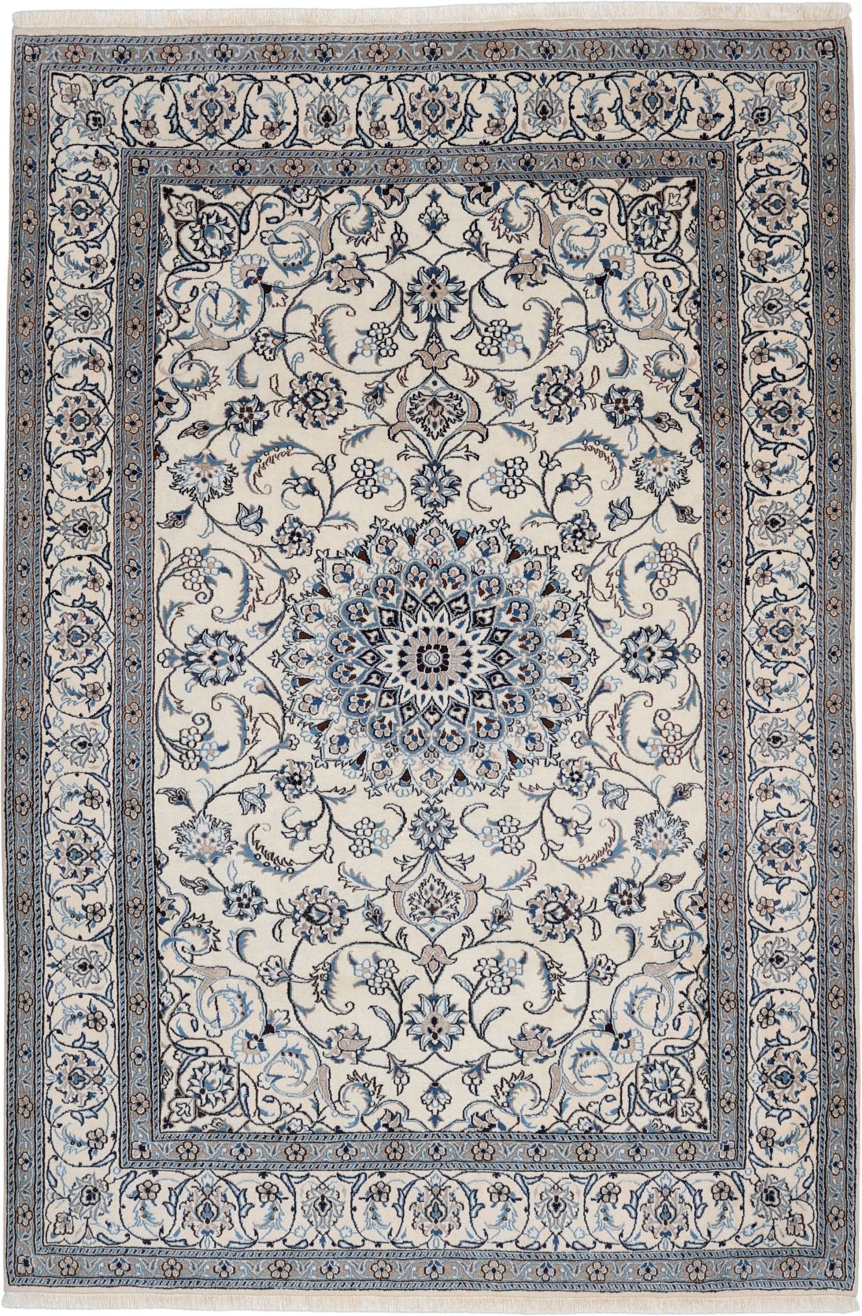 Wool Nain Persian Rug 197 × 297 cm, hand-knotted