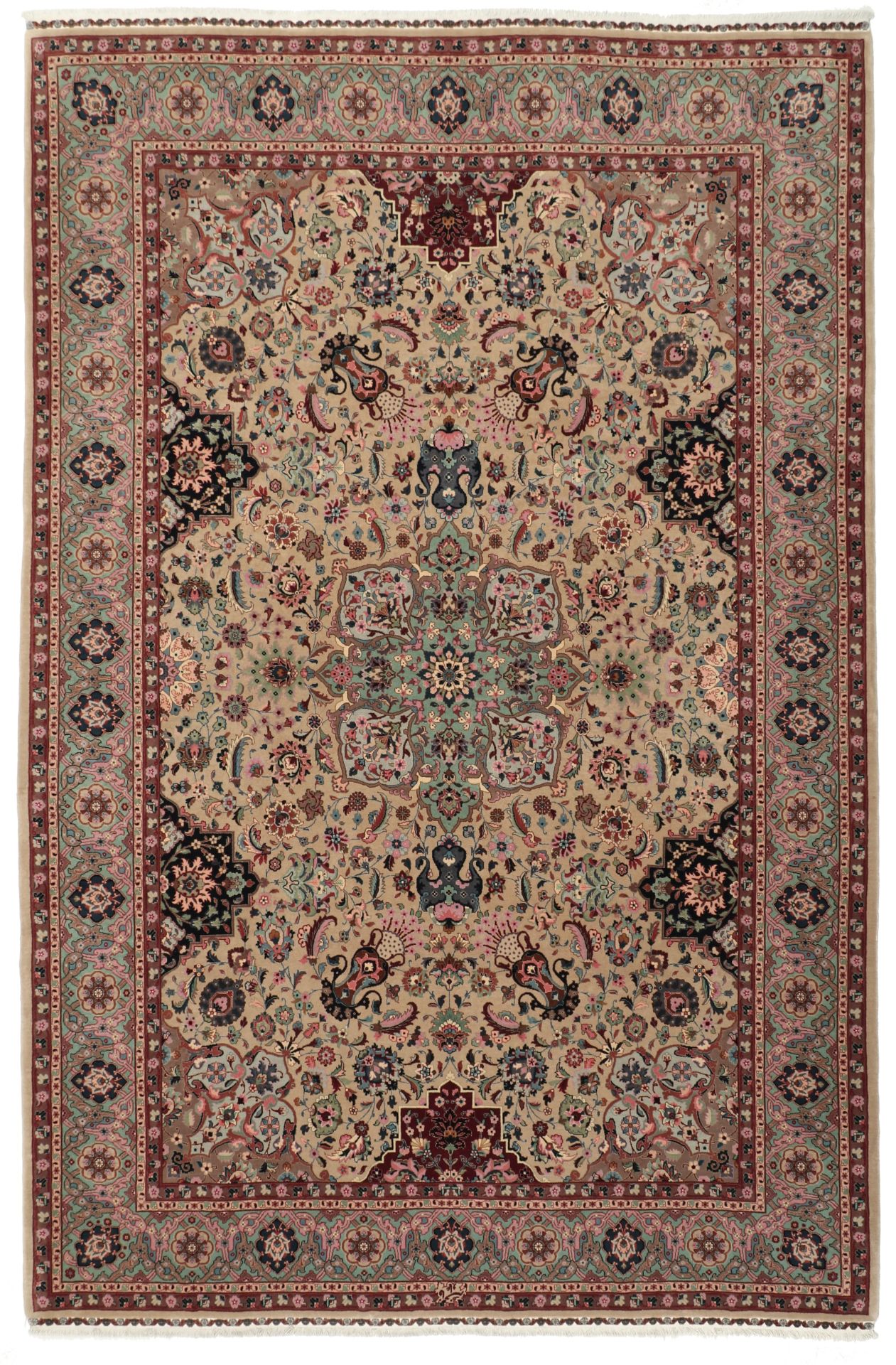 Tabriz Persian Rug 210 × 310 cm in Wool, hand-knotted