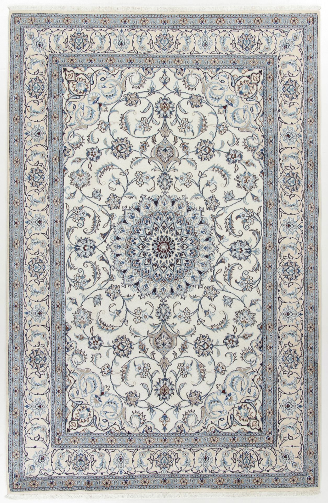 Wool Nain Persian Rug 195 × 300 cm, hand-knotted