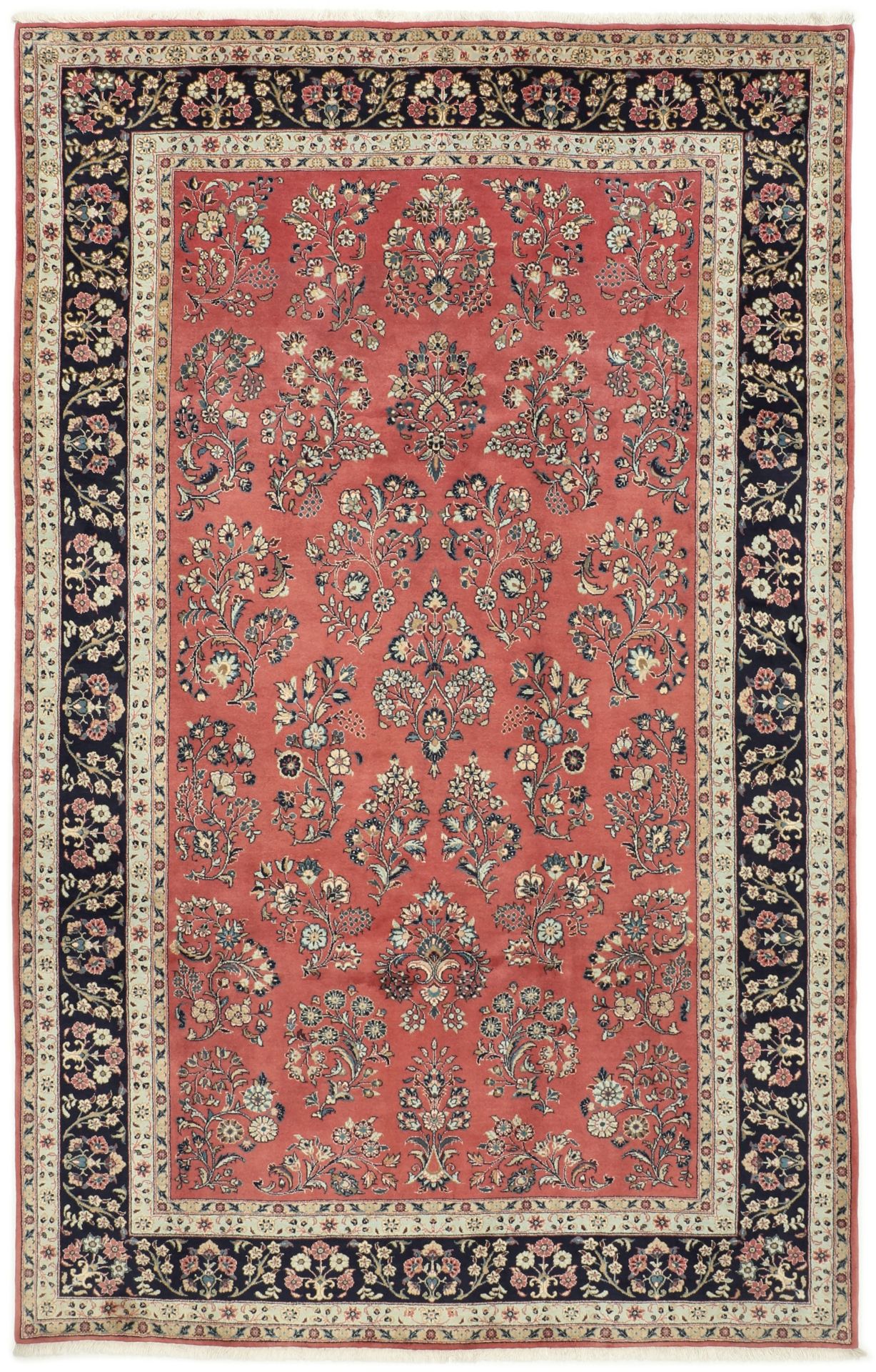 Sarouk Persian Rug 205 × 320 cm in Wool, hand-knotted