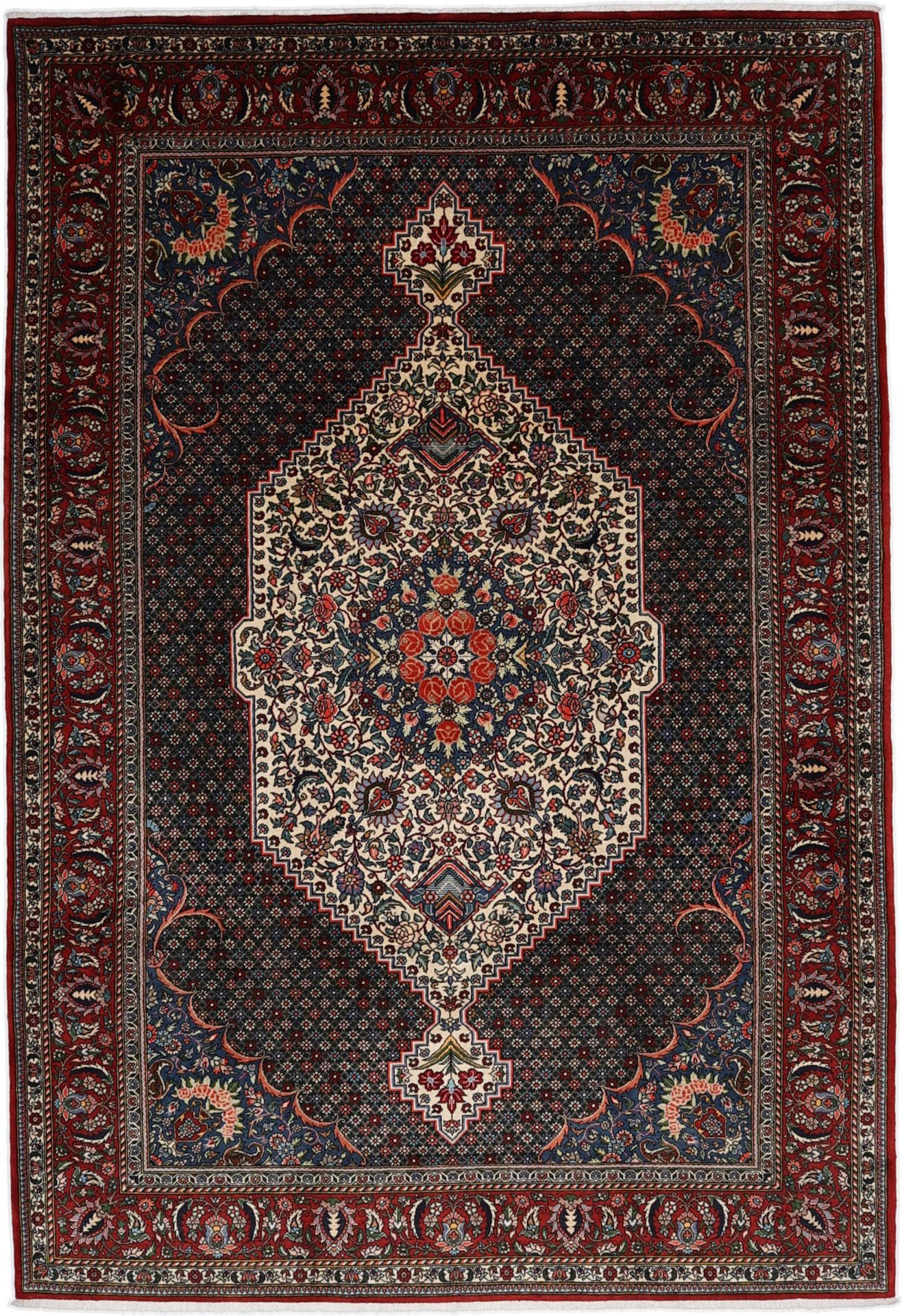 Wool Bakhtiari Persian Rug 210 × 310 cm, hand-knotted
