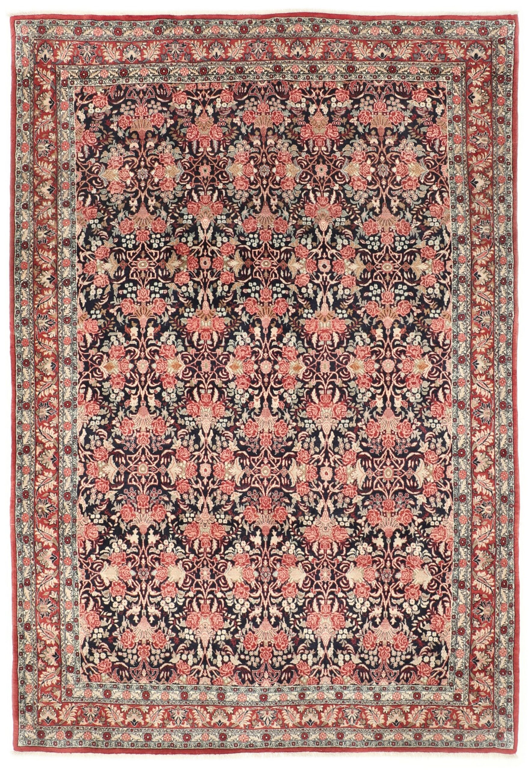 Hand-Knotted Bijar Persian Rug, 214 × 319 cm, Wool