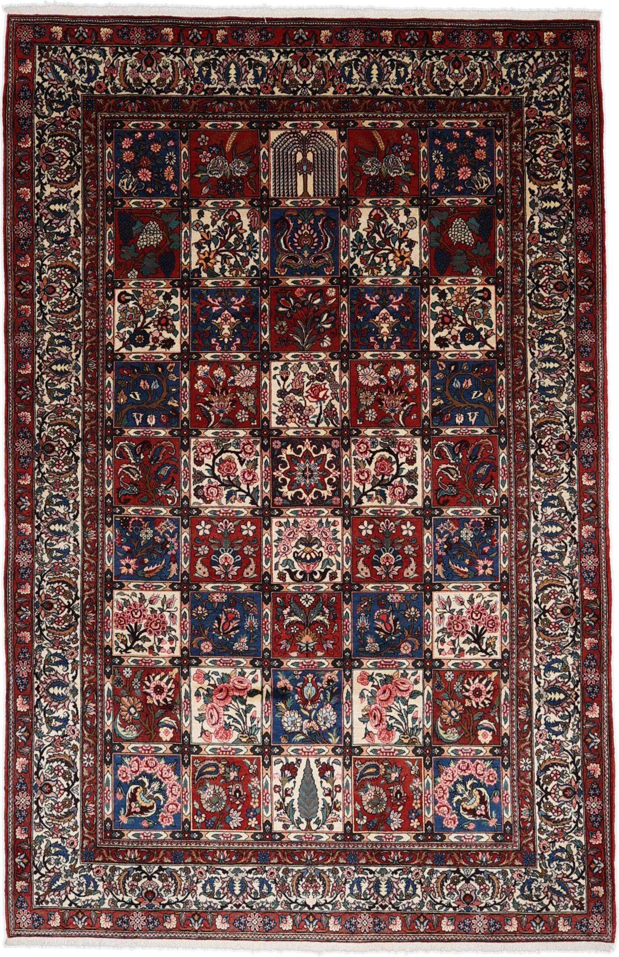 Hand-Knotted Bakhtiari Persian Rug, 200 × 310 cm, Wool