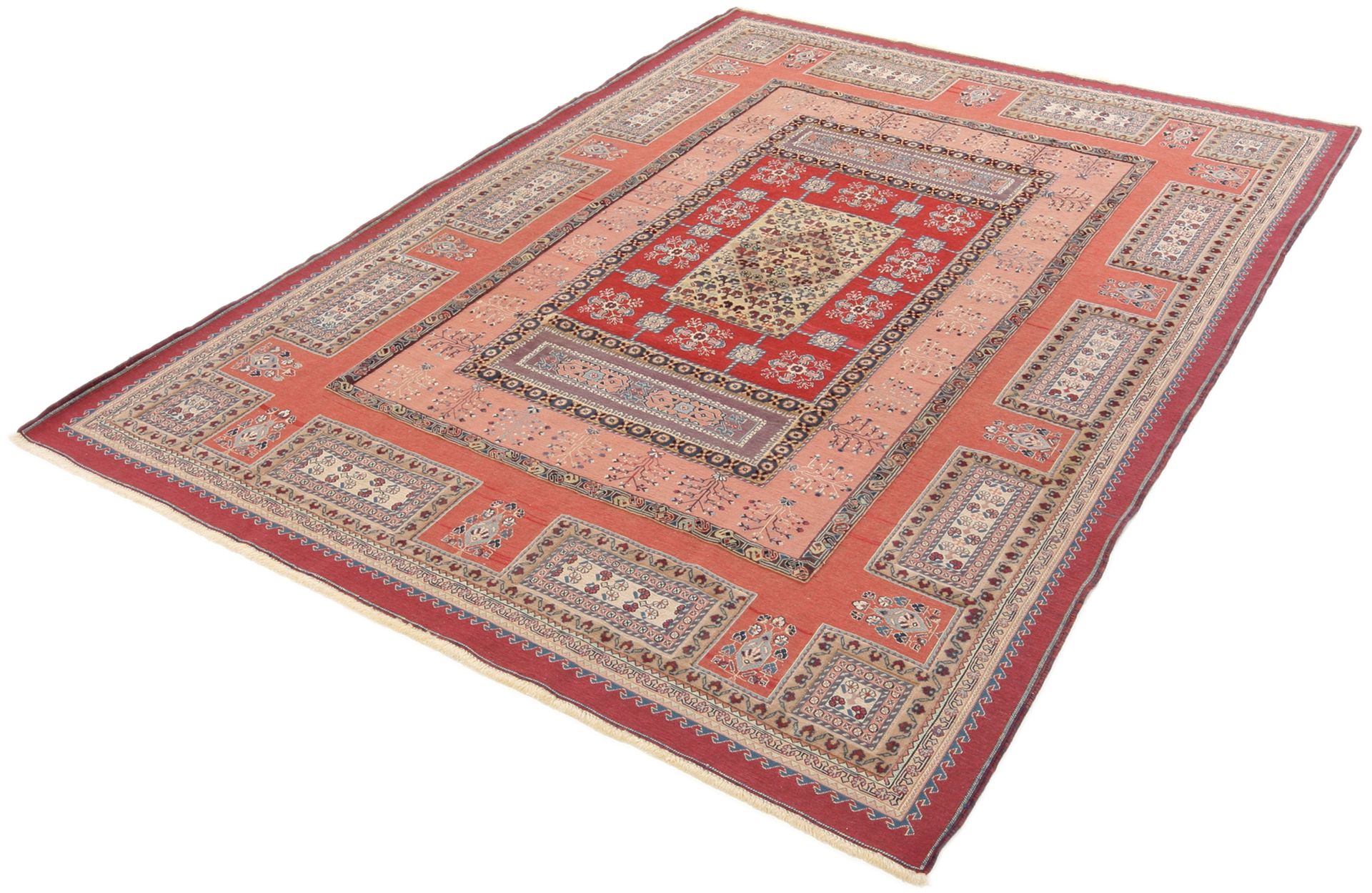 Alternative view of Hand-Woven Isfahan Persian Rug, 205 × 295 cm, Wool
