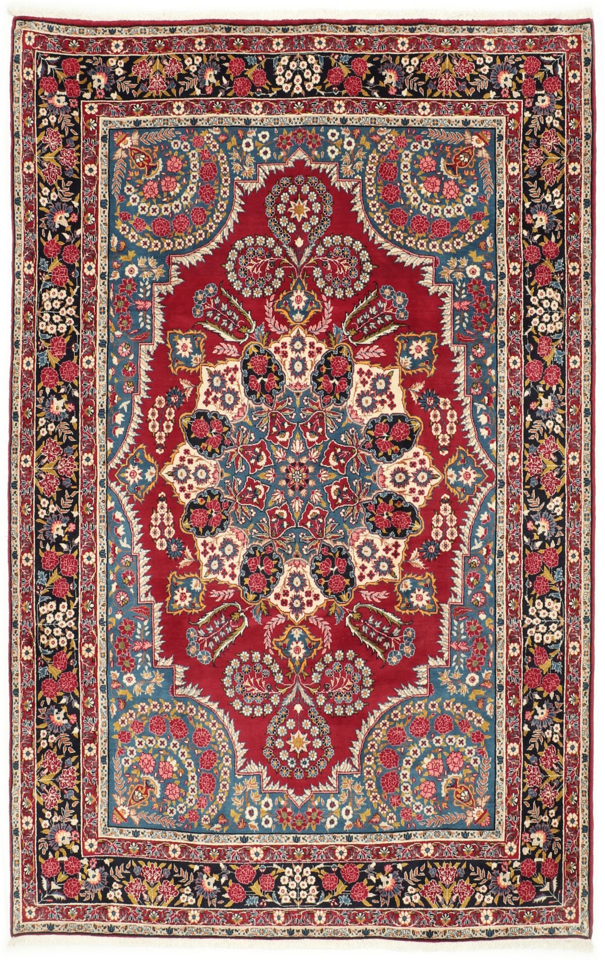Kashan Persian Rug 205 × 310 cm in Wool, hand-knotted