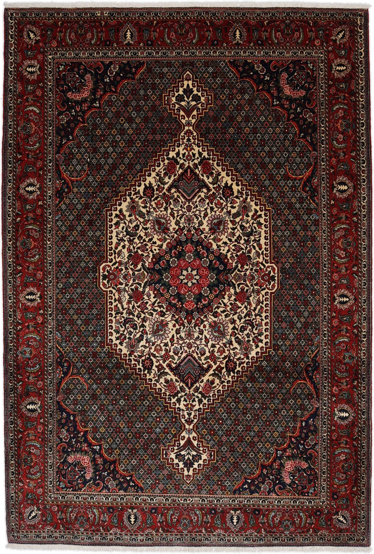 Wool Bakhtiari Persian Rug 210 × 310 cm, hand-knotted