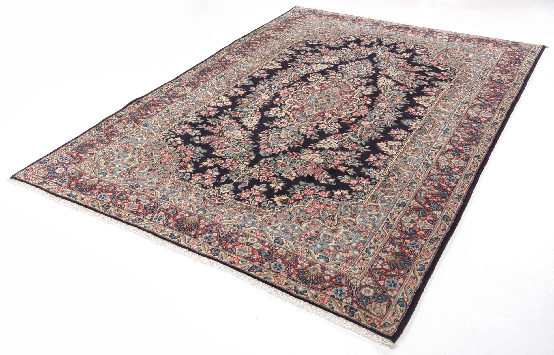 Alternative view of Hand-Knotted Kerman Persian Rug, 200 × 300 cm, Wool