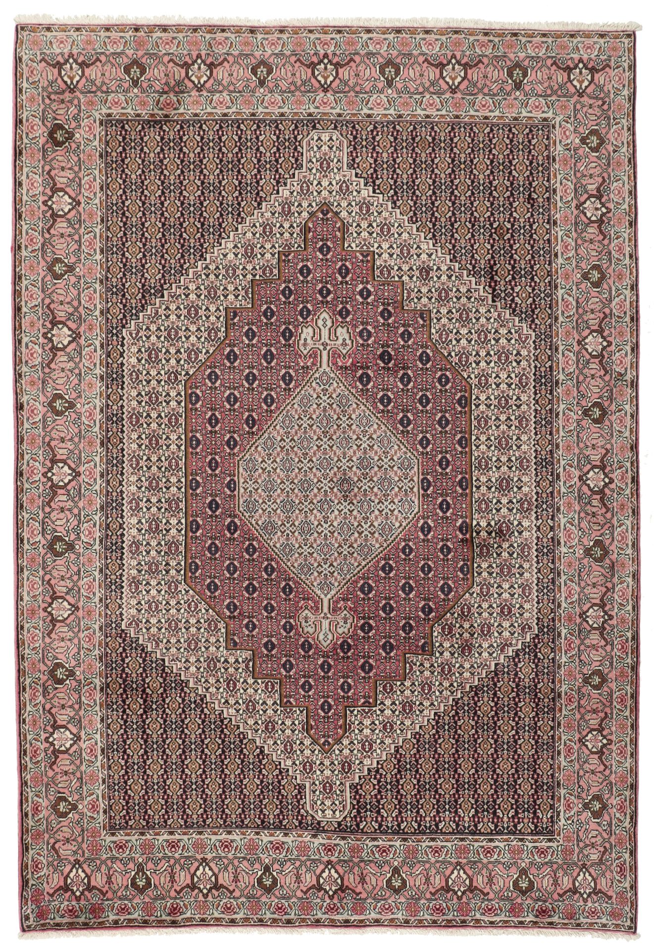 Wool Persian Rug 205 × 295 cm, hand-knotted