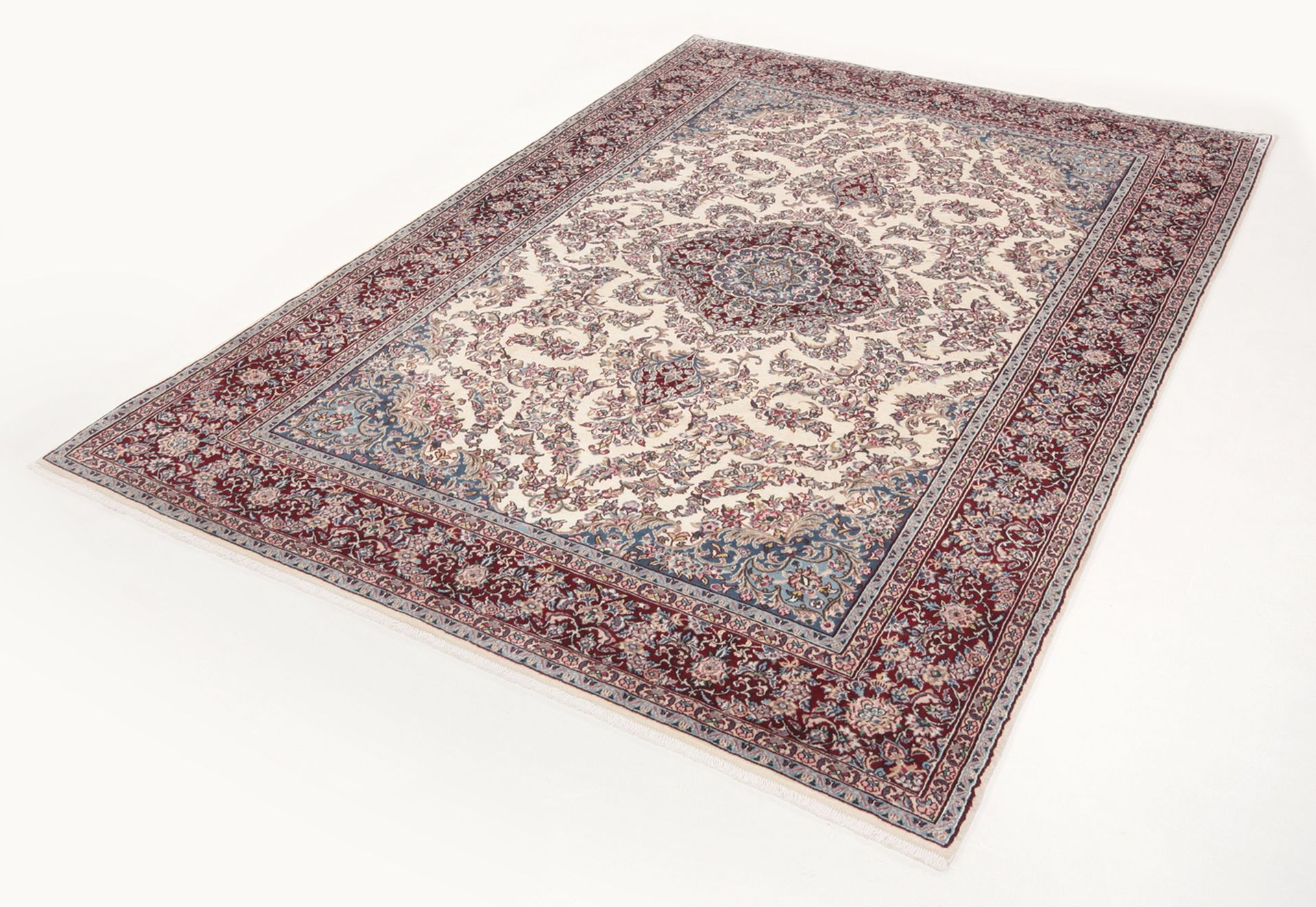 Alternative view of Hand-Knotted Kerman Persian Rug, 196 × 297 cm, Wool