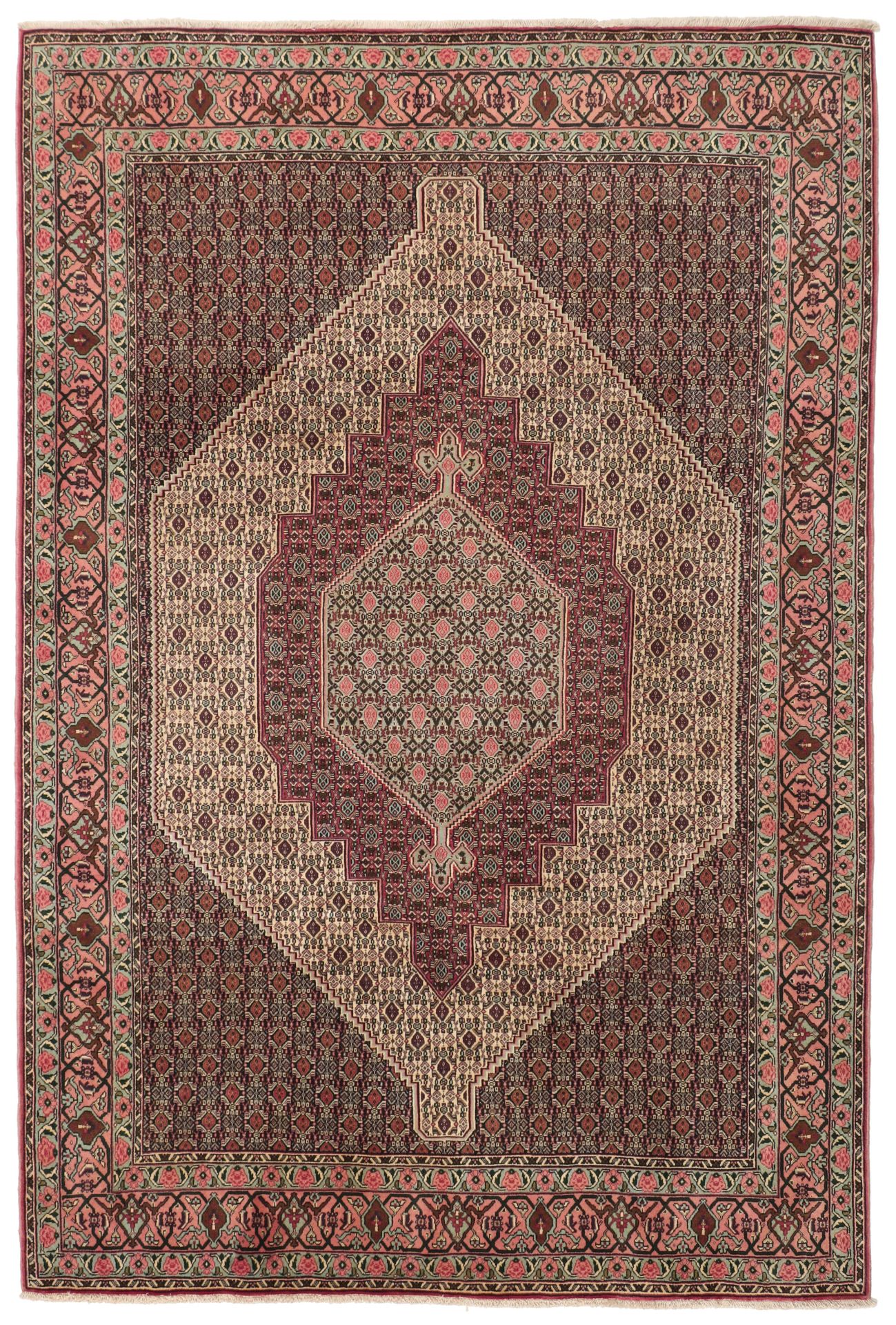 Wool Persian Rug 205 × 300 cm, hand-knotted