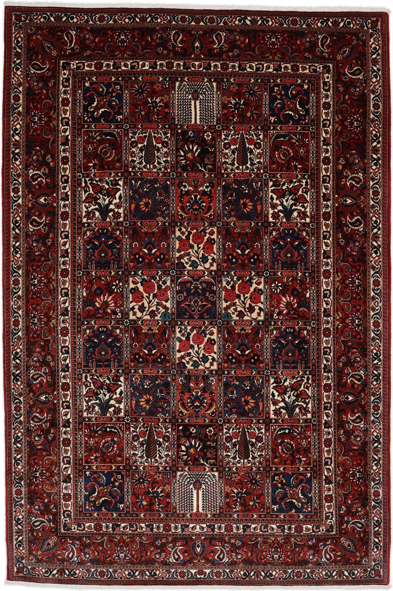Bakhtiari Persian Rug 203 × 318 cm in Wool, hand-knotted