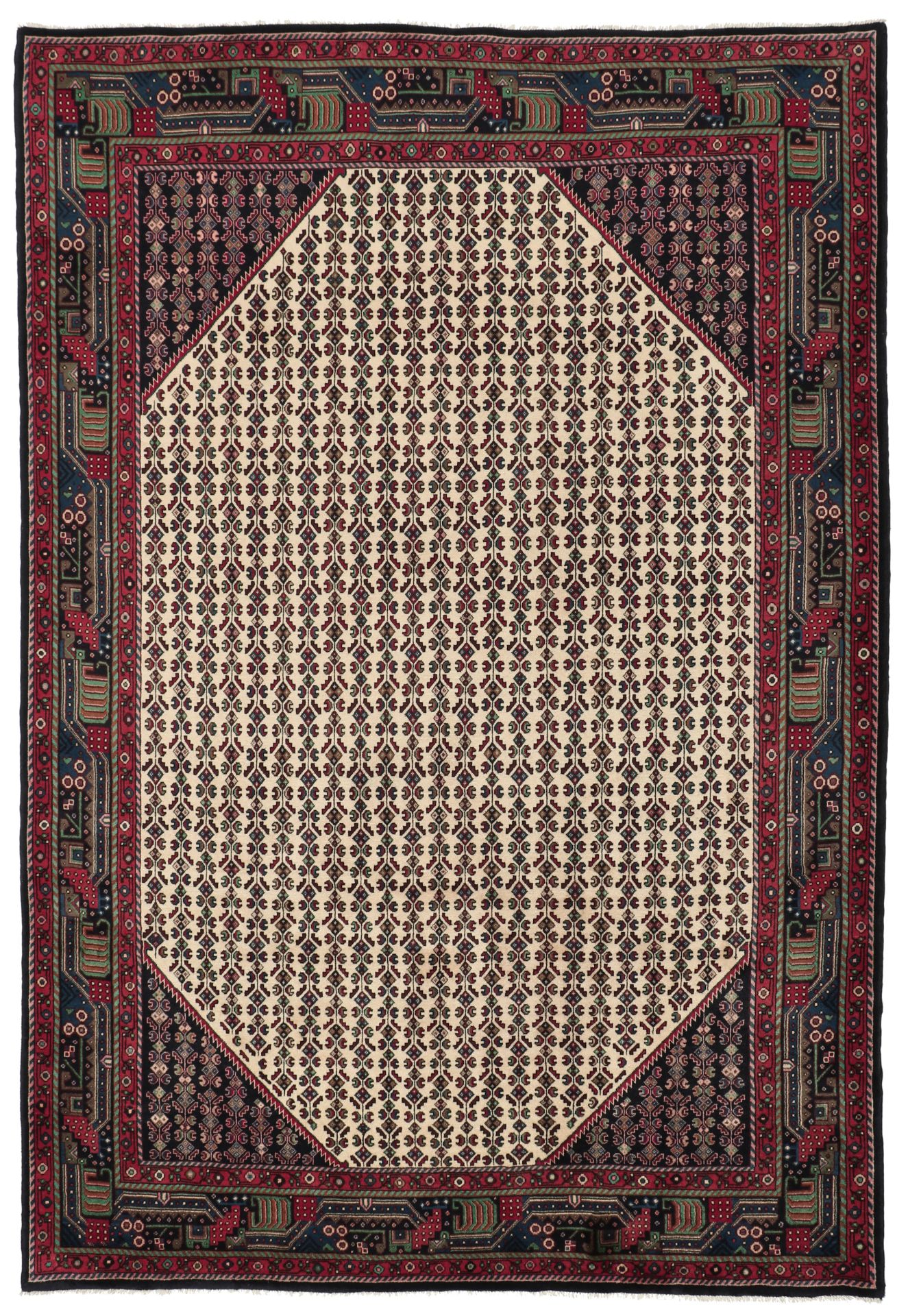 Wool Koliai Persian Rug 205 × 295 cm, hand-knotted