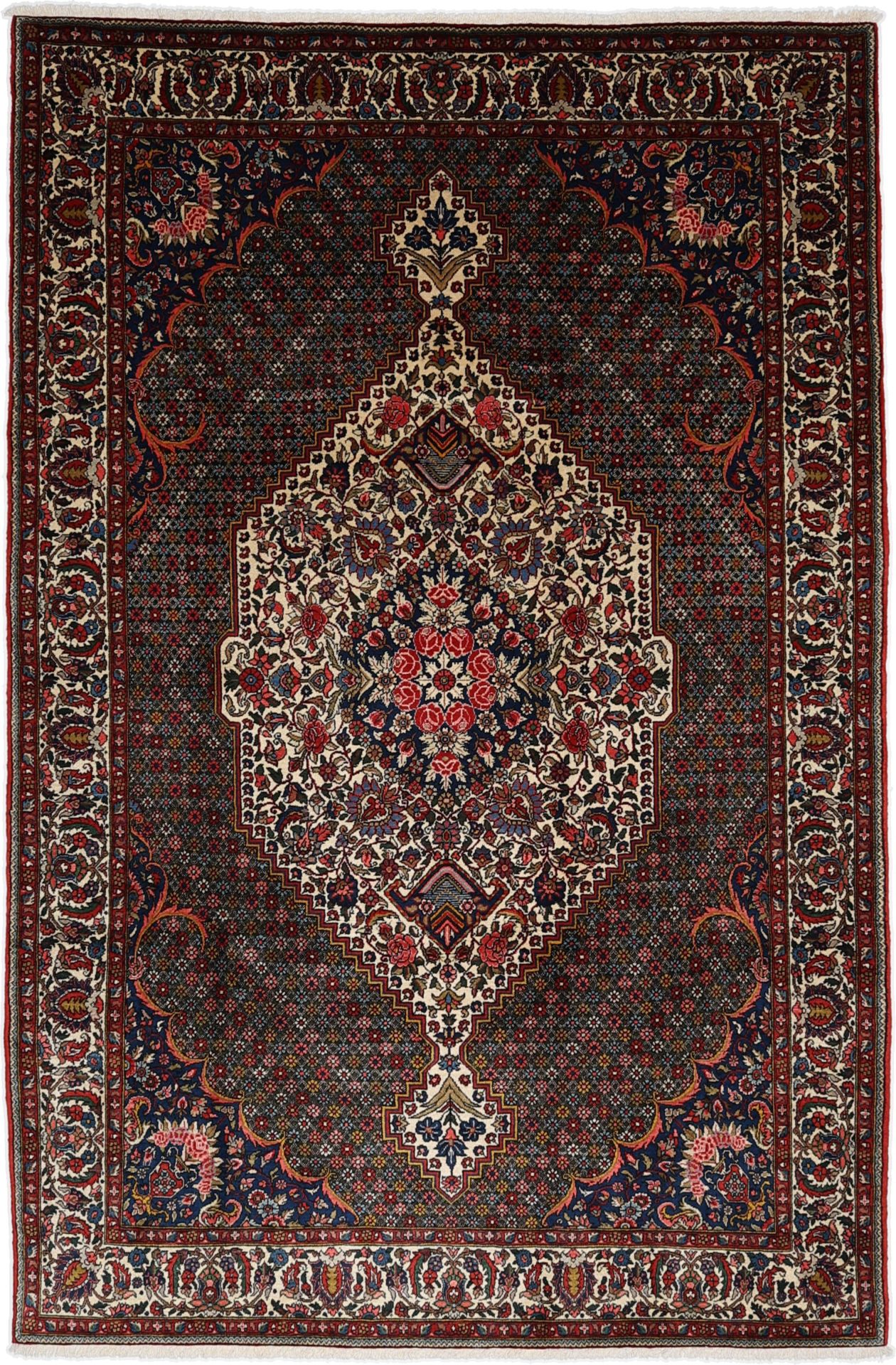 Wool Bakhtiari Persian Rug 200 × 303 cm, hand-knotted