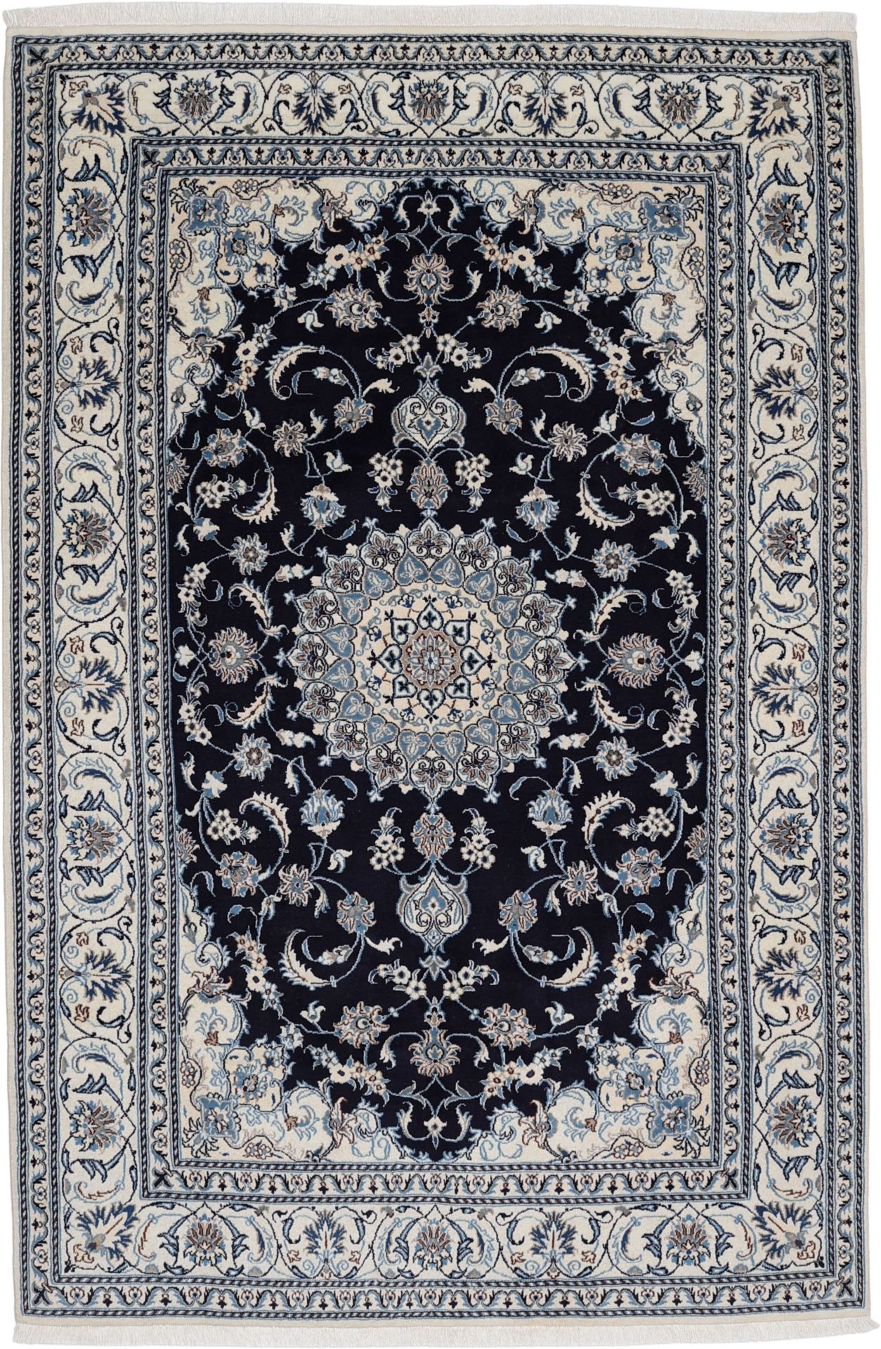 Nain Persian Rug 192 × 292 cm in Wool, hand-knotted