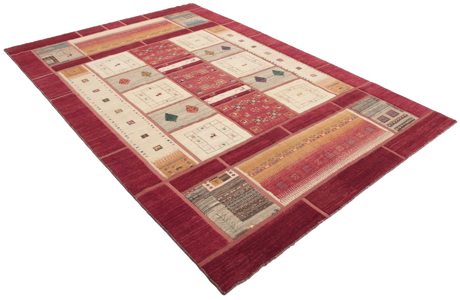 Alternative view of Persian Rug 206 × 307 cm in Wool, hand-knotted