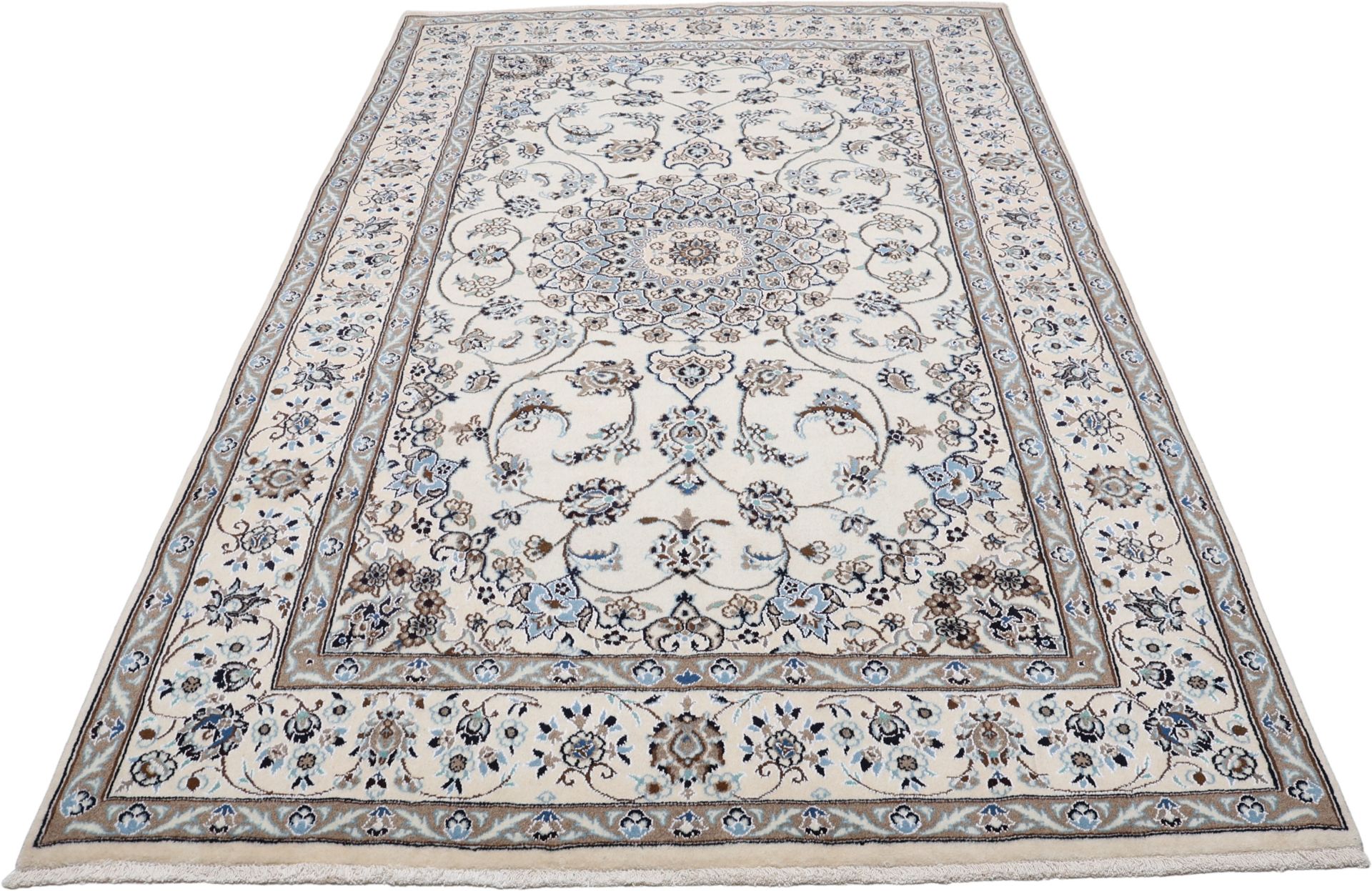 Alternative view of Hand-Knotted Nain Persian Rug, 193 × 300 cm, Wool