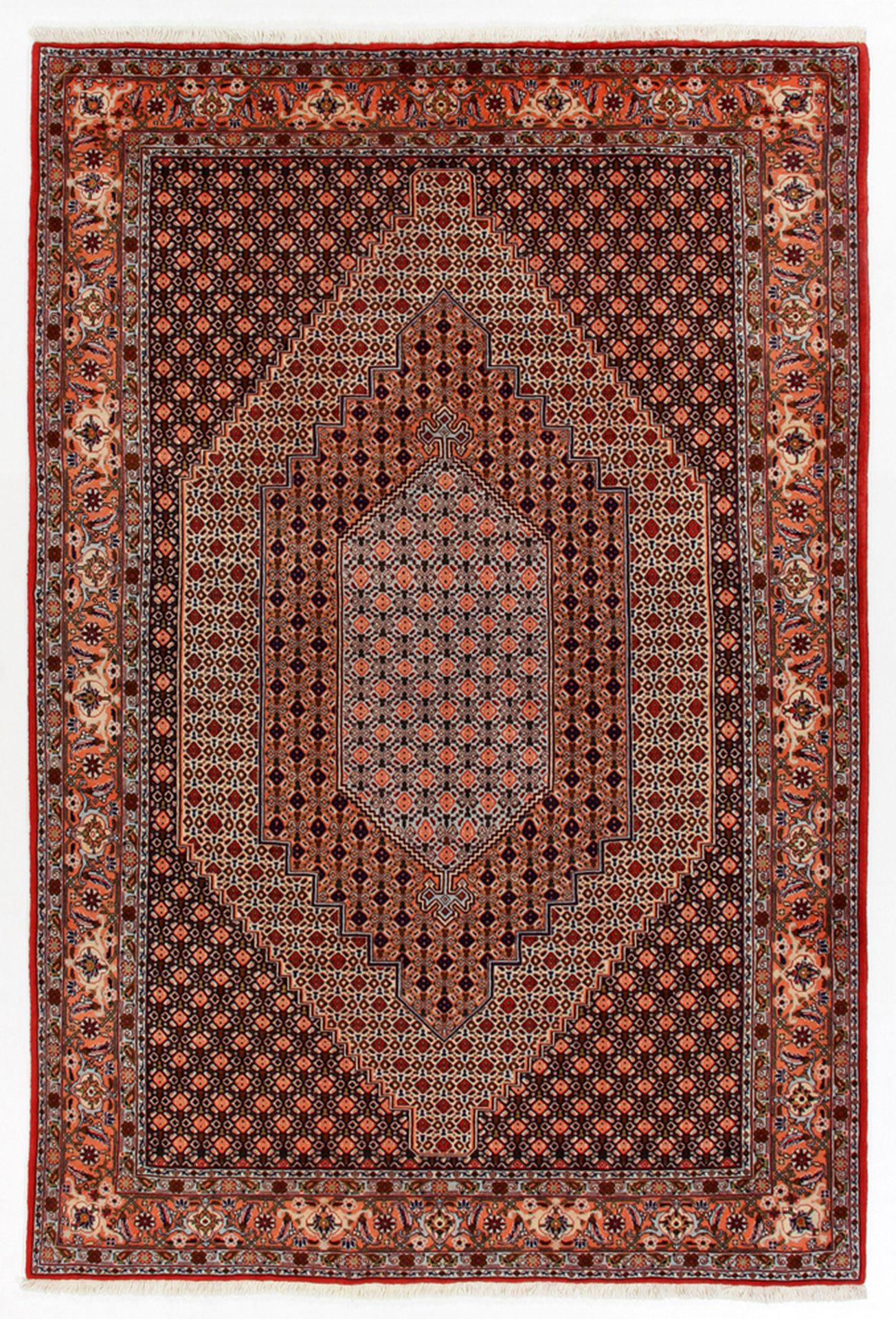 Wool Persian Rug 202 × 300 cm, hand-knotted