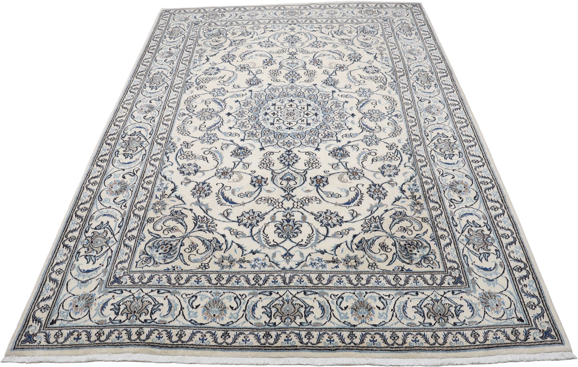 Alternative view of Wool Nain Persian Rug 200 × 293 cm, hand-knotted