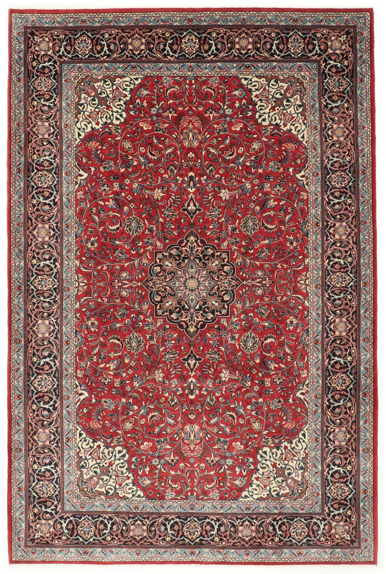 Wool Sarouk Persian Rug 210 × 312 cm, hand-knotted