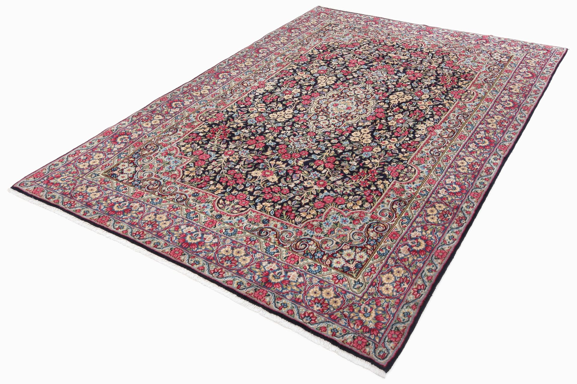 Alternative view of Wool Kerman Persian Rug 202 × 303 cm, hand-knotted